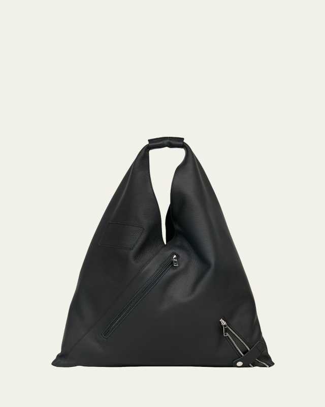 Classic Japanese Biker Leather Shoulder Bag